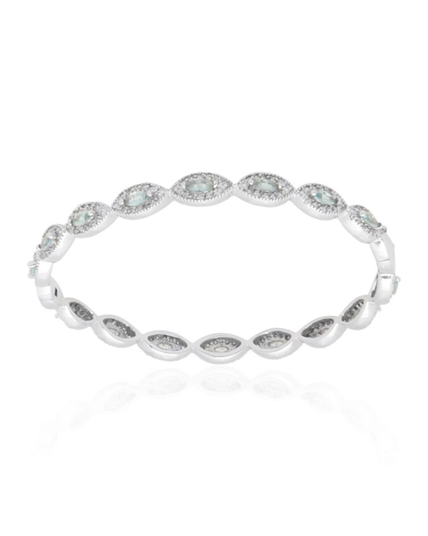 Pulseira Olho Grego Água Marinha - comprar online