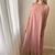 Vestido largo liso combinado en internet