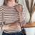 Media polera rayada - comprar online