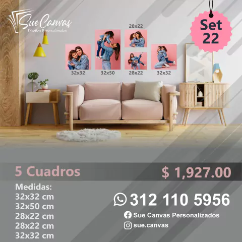 Set de cuadros 22