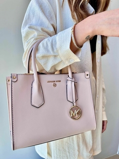 Bolsa Michael Kors Transversal Mercer Rose