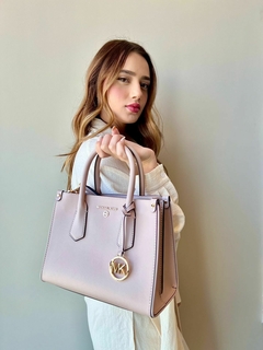 Bolsa Michael Kors Transversal Mercer Rose - comprar online