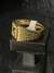 dedeira de cruz aço inoxidável banhada a ouro 18k - comprar online