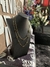 Colar trevo van cleef preto banhado a ouro18k - comprar online