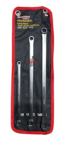 Llaves planas extra largas estriadas x 3 piezas. EUROTECH - comprar online