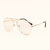 Tendencia optical, doble puente gold - Agregale tu graduacion en internet