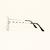 Tendencia optical, doble puente plata - Agregale tu graduacion - tienda online