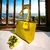 Bolso de Piel Artesanal Tote Amarillo en internet