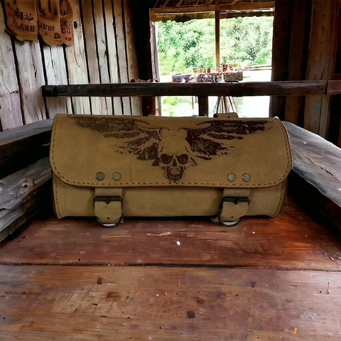 Alforja Porta Herramientas Cuero Calavera - comprar en línea