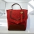 Mochila de Piel Artesanal U Rojo