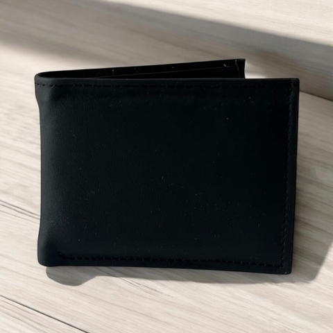 Cartera de Piel Caballero Negro - comprar en línea