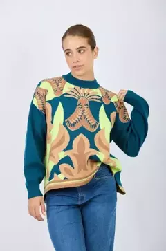 Sweater Bloom Petroleo en internet