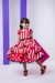 Vestido Infantil Temático da Gigi Minnie/Minie Vermelha