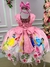 Vestido Juvenil Temático da Gigi Princesas Disney Rosa - Princesa Kids