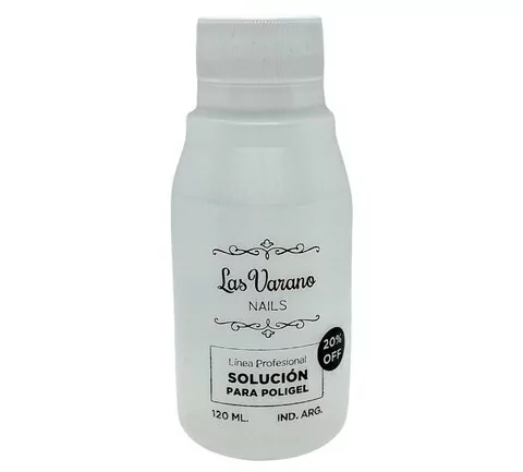 Solución p/Polygel 120ml Las Varano