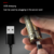 Máquina De Afeitar USB Afeitadora Barba Portátil