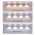 Luz LED Ultra delgada con Sensor de movimiento, recargable en internet
