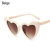Coração óculos de sol mulheres marca designer gato olho óculos feminino retr - comprar online
