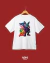 Camiseta Oversized Riska Grafite Culture Branca