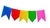 BANDEIRA JUNINA PAPEL REAL SEDA - Princesinha Festas