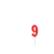 VELA PICK VERMELHO NUMERO 9