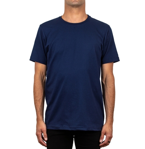 Remera BÁSICA Alg. 24/1 Marino - comprar online