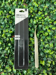 Pinza "CHERIMOYA" curva delfin dorada