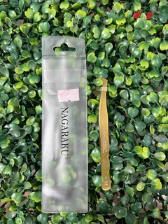 Pinza "NAGARAKU" dorada