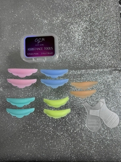 Kit 5 pads de silicona y 2 cepillos CG