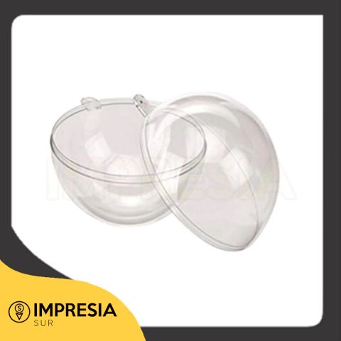 Esferas navidenas encastrables transparentes N10 (10cm) - comprar online