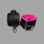 ESPOSAS DE CUERO Y PELUCHE FUCSIA CON MOSQUETÓN - comprar online