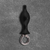 PLUG TAPON DILATADOR ANAL DE ACERO QUIRURGICO NEGRO