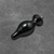 PLUG TAPON DILATADOR ANAL DE ACERO QUIRURGICO NEGRO - comprar online