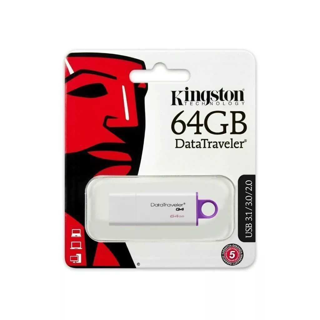 Pendrive 64Gb Kingston Data Traveler