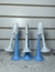 CORNETA CELESTE-BLANCA DOBLE - comprar online
