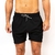 Bermuda masculina preta