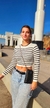 SWEATER RAYADO BLANCO. BE POSSITIVE
