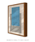 Quadro Decorativo Abstrato Geométrico Retângulo Azul com Linhas na internet