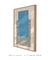 Quadro Decorativo Abstrato Geométrico Retângulo Azul com Linhas - Criativa Quadros Decorativos | Art e Décor