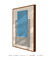Imagem do Quadro Decorativo Abstrato Geométrico Retângulo Azul com Linhas