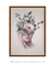 Quadro Decorativo Colagem Mulher com Flores 3 - comprar online