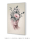 Quadro Decorativo Colagem Mulher com Flores 3
