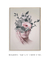 Quadro Decorativo Colagem Mulher com Flores 3