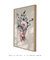 Quadro Decorativo Colagem Mulher com Flores 3 - comprar online