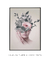 Quadro Decorativo Colagem Mulher com Flores 3 - loja online
