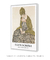 Quadro Decorativo Egon Schiele Edith With Striped Dress Sitting