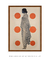 Quadro Decorativo Girl and Orange Dots - comprar online