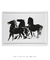 Quadro Decorativo Leo Gestel Três Cavalos Pretos - Criativa Quadros Decorativos | Art e Décor