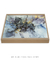 Quadro Decorativo Liquid Blue and Gold