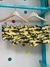 Sunga estampada shark azul e amarelo